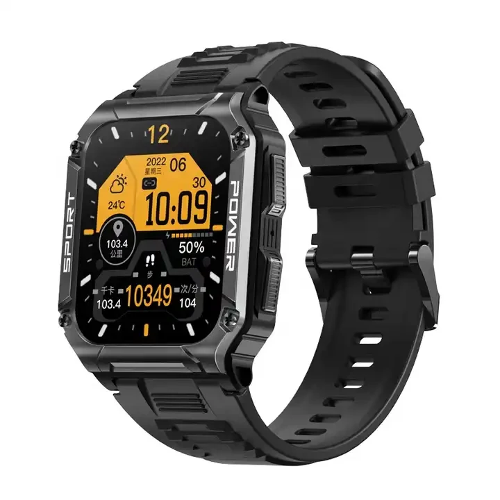 NX6 Compass Smartwatch Large Battery Montres Ip68 Reloj Inteligentes Men Sports Outdoor Smart Watch BT Calling 400mah Electronic