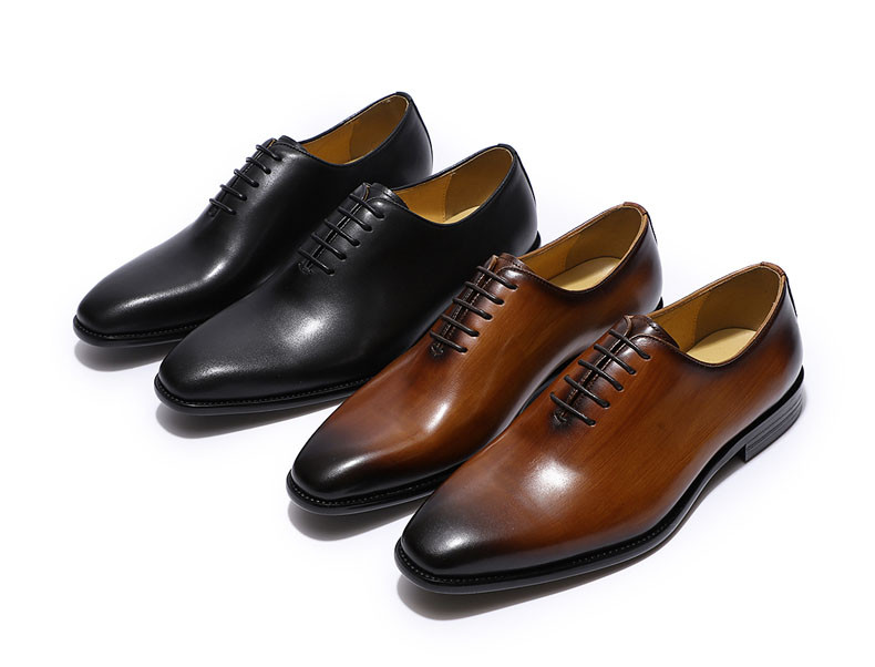 FELIX CHU - calf leather shoes for men, classic soft brand shoes, handmade, for office and business