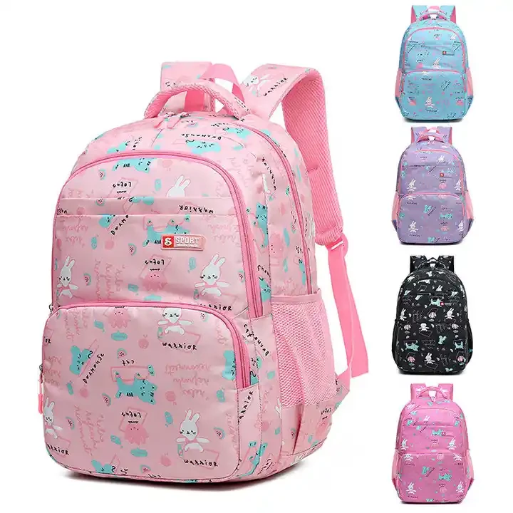 2023 Oxford imprimé motif Type fille dessin animé sac d'école fille décontracté sport sac à dos